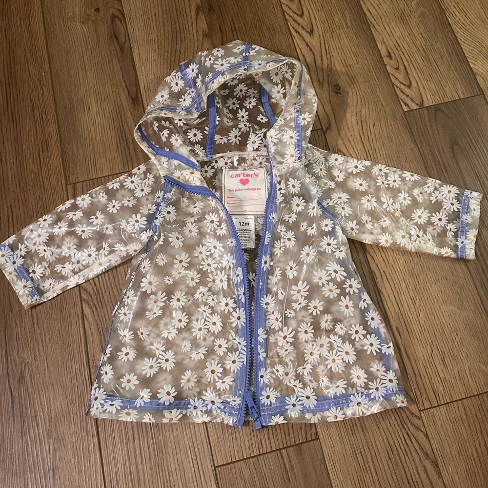Carters 12 month rain coat